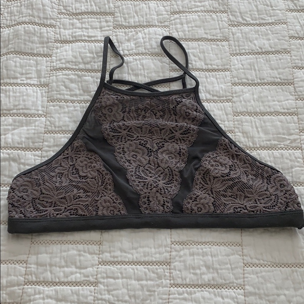 high neck bralette